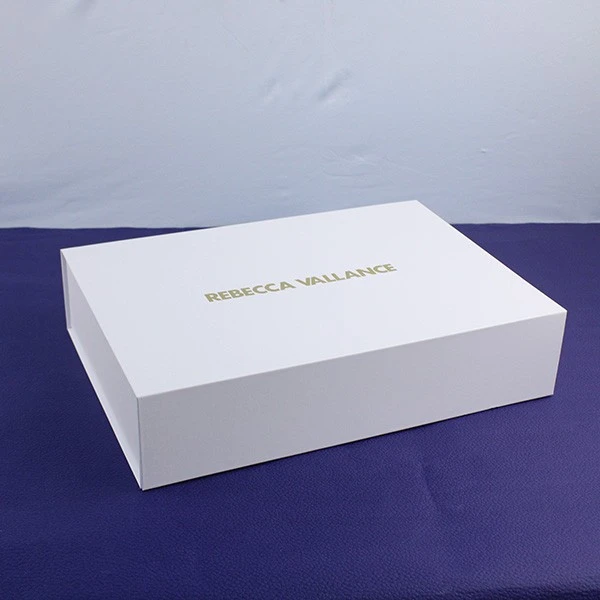 Glossy White Collapsible Gift Boxes